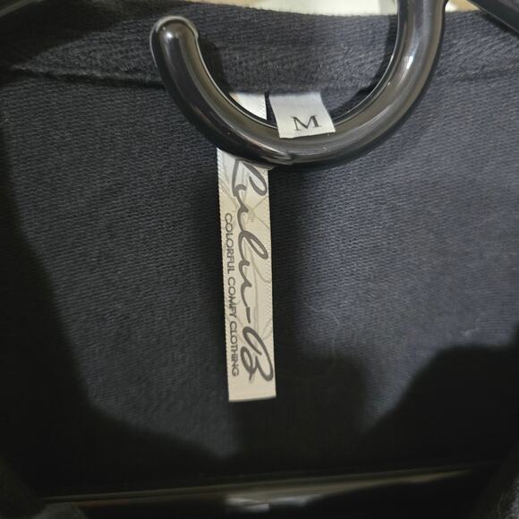 Lulu B Goth Button Up Long Jacket NWT Womens Medium Black Metal Buttons - Picture 6 of 10